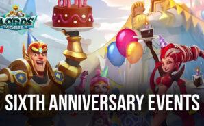 6th Anniversary Update Brings New Exciting Events to Lords Mobile