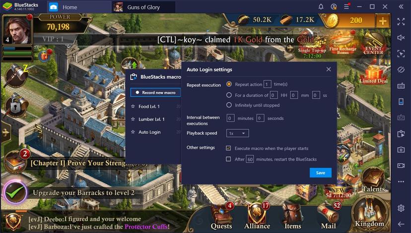 Guns of Glory on PC: BlueStacks Macros to Conquer Your Foes