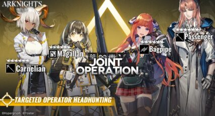 Arknights – Contingency Contract #10 features Magallan, Bagpipe, Passenger, and Carnelian Operators